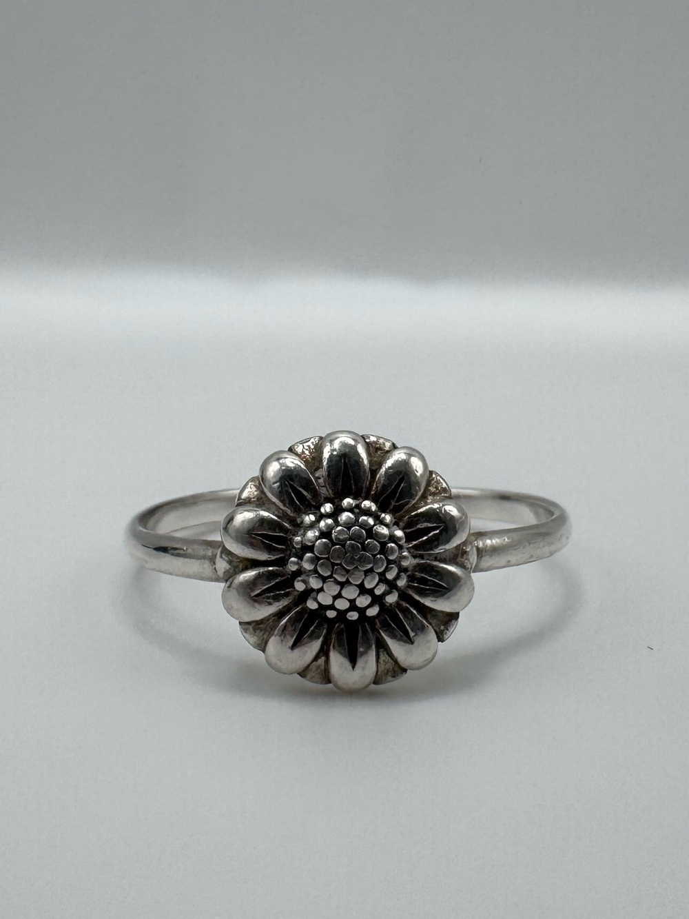 Sterling Silver 925 Flower Ring